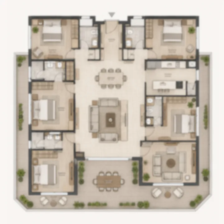 Prestige Thane 2 BHK Floor Plan